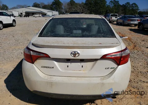 2014 Toyota Corolla Le Eco z USA, uszkodzony, nr VIN 5YFBPRHE5EP160008